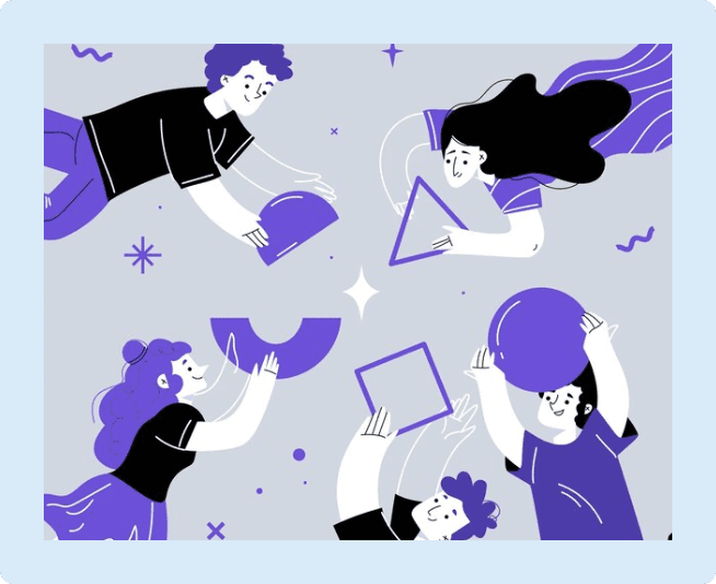 Business analyst workflow illustration
